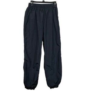 Y2K VTG Columbia Fall 95 Nylon Pants Women’s M Black Wind Pants Outdoor Gorpcore